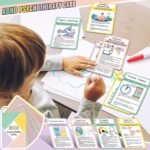 25 Pcs ADHD Coping Skills Cards Emotional Regulation Tool Time Management Therapy Stress Relief Calm Down Corner Supplies Focus Training ADHD Tools for Adults Teens - Image 7
