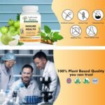 Ashwagandha KSM-66 with Vitamin C & Zinc – 60 Vegan Immunity Support Capsules | Plant-Based Multivitamin & Mineral Supplement for Stress, Energy & Immune Health | Pack of 2 - Image 7