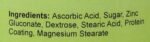Bio Nutrition Vitamin C 500mg + Zinc 15mg : Antioxidant and Immune Vitamin and Mineral Combination : 125 Vegi Tablets - Image 6