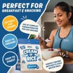 Applied Nutrition Cream of Rice - High Carbohydrate Cream of Rice Supplement, Source of Energy for Breakfast & Snacks, Easy to Digest, Low Sugar, Low Fat, Vegan, 1kg (Unflavoured) - Image 4