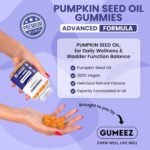 Pumpkin Seed Oil Gummies 2,000mg - High Strength for Prostate & Bladder Support and Hair & Nails Nourishment - Delicious Blood Orange Flavour - 30 Day Supply - Vegan Food Supplement - Image 3