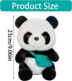 Panda Teddy, Weighted Panda for Anxiety Adult, Panda Plush Toy for Emotional Support, Soft Panda Bear for Stress Relief, 23cm Long Pandy Plush - Image 3