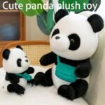 Panda Teddy, Weighted Panda for Anxiety Adult, Panda Plush Toy for Emotional Support, Soft Panda Bear for Stress Relief, 23cm Long Pandy Plush - Image 4