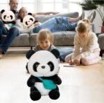 Panda Teddy, Weighted Panda for Anxiety Adult, Panda Plush Toy for Emotional Support, Soft Panda Bear for Stress Relief, 23cm Long Pandy Plush - Image 5