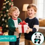 Panda Teddy, Weighted Panda for Anxiety Adult, Panda Plush Toy for Emotional Support, Soft Panda Bear for Stress Relief, 23cm Long Pandy Plush - Image 7