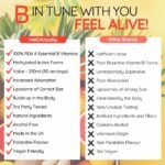 Liposomal Vitamin B Complex High Strength and Bioavailability - 8 Essential B Vitamins Complex for Energy, Brain, Metabolism Support - Tropical Flavour (50 Servings) - Image 7