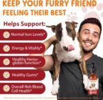 Liquid Iron Supplements for Dogs,LiquiI Iron Drops with Folate VC and B12,Supports Anemia, Low Enery Levels and Lethargy,Promotes Blood Health, Helps with Formation of Red Blood Cell- 2 fl.oz - Image 6