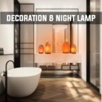 ONEX Natural Himalayan Salt Lamp Hand Carved Crystal Rock Salt Lamp with Wooden Base Home Decor Table Lamp Stress Relief & Meditation (1-2 KG) - Image 7