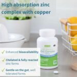 Igennus Clean Chelated Zinc Picolinate & Bisglycinate Complex 25mg with Copper, 6 Month Supply 180 Tablets, High Absorption & Lab Verified, Non-GMO, Supplement for Men & Women, Immune Support & Skin - Image 3