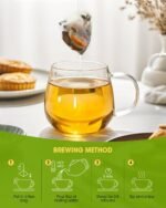 MQUPIN Dandelion Tea Bags 150g(5g x 30 count), Liver Detox Tea, Chrysanthemum, Cassia Combination Herbal Infusion Tea Bags, Caffeine Free, Unbleached & Biodegradable - Image 5