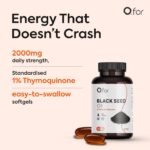 Black Seed Oil Softgels Capsules 2000mg – Cold Pressed Black Cumin Seed (Kalonji) –120 Softgels (2 Month Supply) – Rich in Thymoquinone, Omega 6 & 9 | Antioxidant & Immune Support - Image 5
