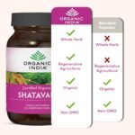 Organic India Shatavari, Certified Organic & Vegan, 90 Capsules - Image 4