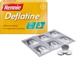 Rennie Deflatine, Trapped Wind and Bloating Tablets, Fast and Effective Heartburn Relief and Indigestion Relief, Sugar Free Mint, 1 Pack of 36 Tablets - Image 3