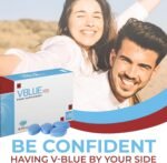 V Blue Natural Male Supplement, Fast Acting Long Lasting Performance | 100mg, 10 Tablets | for Men | All Natural - Image 3