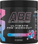 Applied Nutrition Bundle ABE Pre Workout 375g + 700ml Protein Shaker | All Black Everything Pre Workout Powder, Energy & Physical Performance with Creatine, Beta Alanine (Bubblegum Crush) - Image 3