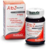 HealthAid A to Z Multivitamins and Minerals, 30 Vegetarian Tablets - Image 3