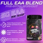 Black Magic Pre Workout – Strength, Energy, Focus & Muscle Pumps | BCAA + EAA | High Stim | No Crash | 720g (Cherry Cola) - Image 4