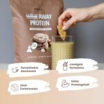 Vegan Protein Powder Hazelnut Cookie - Milk Away Vegan Protein Without Soy 1kg - 5k Protein Shake Made from peas, buckwheat, Hemp Seeds, Rice & Pumpkin Seeds - Protein Powder Hazelnut - Image 3