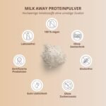 Vegan Protein Powder Hazelnut Cookie - Milk Away Vegan Protein Without Soy 1kg - 5k Protein Shake Made from peas, buckwheat, Hemp Seeds, Rice & Pumpkin Seeds - Protein Powder Hazelnut - Image 4