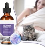 Sleep Aid for Cats,60ML Stress Relief Solution - Cat Sleep Supplement - for Health Tension Small Medium Large Breed Travel Home Night Time - Image 4