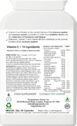 ImmuniGlow Ultra | Beauty and Immunity Combo with Vitamin C, Zinc and Antioxidant Botanicals | 60 Capsules | UK Made - Image 3