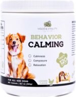 Vigor & Vitality Calming Treats For Dogs, Relaxation, Barking, Fear, Emotional Balance, Eases Anxiety, Hyperactivity & Stress. 120 Chews (Chicken Flavour) - Image 5