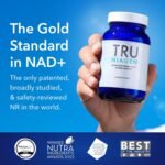 TRU NIAGEN NAD+ Supplement Niacin as Nicotinamide Riboside for Reduction of Tiredness & Fatigue, Patented Formula NR - 300mg 2 x 30 Count - Image 3