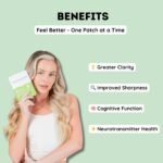 Ultimate Focus & Clarity Patch for Improved Brain Function, Sharpness, Memory | Ginkgo Biloba, Green Tea, B-Vitamins, Magnesium | 8 Hour Focus | Vegan & Latex Free (Pack of 1) - Image 3
