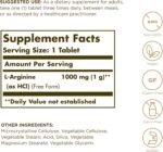 Solgar L-Arginine 1000mg Tablets - Pack of 90 - For a Healthy Metabolism - Ideal for Athletes - Vegan and Gluten Free, Gold - Image 3
