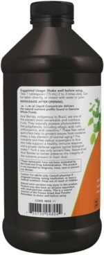 Liquid Acai Concentrate, Super Fruit Concentrate, Equals to 35000 mg of Fresh Acai per Serving, Vegan, 473 ml - Image 4