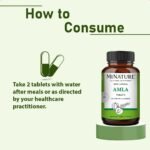 Mi Nature Amla Tablets -90 Tablets,1000mg | 100% Natural Amla Tablet | Amalaki | phyllanthus emblica | Immunity Booster | Vitamin C | Gluten Free | Vegan | from India - Image 5