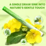 Puffiair Herbal Diffuser Pen, Mullein Flavoured Lung Cleanse Inhaler, 12cm No Nicotine Inhaler with Mullein, Thyme & Mint Extracts, Green 1800 Uses - Image 3