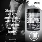 Warrior Glutamine 500g - Pure Micronised L-Glutamine Powder - Amino Acid - Muscle Growth & Recovery Supplement- Gut Health - Mix in Protein - Pre and Post Workout - 100 Servings (Unflavoured) - Image 4