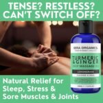Turmeric Massage Oil - Arthritis Relief & Muscle Pain | Anti-Inflammatory, Lymphatic Drainage, Joint & Nerve Soothing, Sleep Support | Ginger & Lemongrass for Deep Tissue Massage | Sera Organics 100ml - Image 3