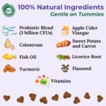 Nutri Fauna Anti-Itch Treats for Dogs – 150 Soft Chews – Skin & Immune Support – Soothes Itchy Paws, Eyes, Ears & Skin – Duck Flavour Natural Supplement for Dogs - Image 6