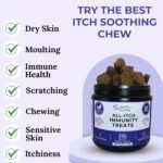 Nutri Fauna Anti-Itch Treats for Dogs – 150 Soft Chews – Skin & Immune Support – Soothes Itchy Paws, Eyes, Ears & Skin – Duck Flavour Natural Supplement for Dogs - Image 7