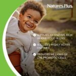 NaturesPlus Animal Parade Tummy Zyme Children’s Digestion Support - Active Enzymes, Lactase, Live Probiotics - Vegetarian, Gluten Free - Tropical Fruit Flavour, 90 Chewables - Image 4