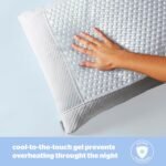 Silentnight Wellbeing Cool Touch Pillows 2 Pack – Luxury Cooling Pillows Helping Prevent Overheating and Night Sweats Cooling Pad– Medium Support for Back and Side Sleepers – Pack of 2 - Image 4