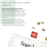 Fitness Health Sage Leaf Tablet 500MG - Stop Sweating Tablets - Sharpen Memory - High Strength Sage Complex - Sage Supplement - Sage Extract Tablets Herbal Tablets - (120 Tablets) - Image 4