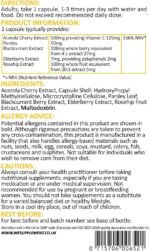 Acerola Cherry Extract 120 Vegan Capsules - Natural Vitamin C (Food Form) Complex - Enhanced with Rosehip, Elderberry, Parsley and Blackcurrant Extract - UK Made to The GMP Code of Practice - Image 7