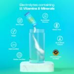 Nutriburst - Recovery Electrolytes + 11 Vitamins & Minerals • Support Energy Levels • Performance • Recovery - Suitable for Vegans - 15 Pack: Apple,Mixed Fruit, Lemon - Enhanced Hydration - Image 3