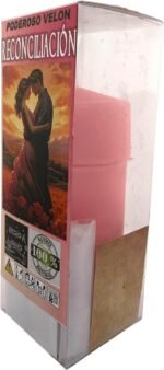 HOSTENATURA | Powerful Esoteric Candle Charging Reconciliation 14x6cm | Ritual to Restore Relationships and Healing Bonds | Artisanal Candle with Herbs and Natural Essences | Energy of Love and - Image 6