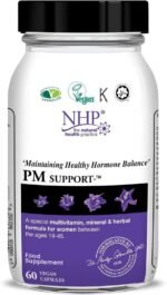 NHP Advanced - PM Support A Vegan Multivitamin for Women to Support Hormone Balance, Reduce Fatigue, and Enhance Stress Relief with Active Nutrients & Herbal Ingredients 60 Vegan Capsules - Image 3