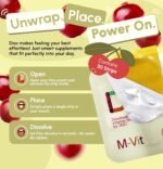 Diso® M-VIT Multivitamins for Men & Women | High Strength Dissolvable Strips | Alternative to Multivitamin Tablets & Gummies | Energy, Immunity, Skin & Bone Health | Cranberry Flavour | 30 Days Tin - Image 4