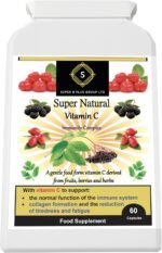 Super Natural Vitamin C with Acerola & Rosehip - Immune Support - Vegan - 60 Capsules - Image 6