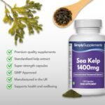 Sea Kelp Capsules 1400mg | Seaweed Supplement Rich in Iodine | Vegan & Vegetarian Friendly | 120 Capsules = 40 Days' Supply | Manufactured in The UK - Image 3