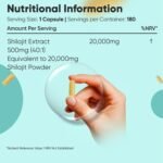 Pure Himalayan Shilajit Capsules 20,000mg | 180 Capsules | 6 Months Supply | Natural Source of Fulvic Acid | 1 per Day | Vegan-Friendly & Non-GMO - Pure Shilajit for Men & Women | Made in The UK - Image 6