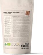 NaturaleBio Organic Mushroom Powder 450g. 7in1 Mushroom Blend with Reishi, Lions Mane, Chaga, Maitake, Cordyceps, Shiitake & Tremella. Non-GMO. Boosts Energy & Supports Cognitive Function - Image 6