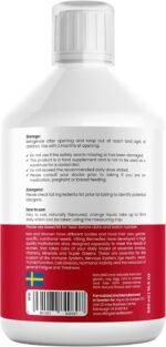 Women’s Multivitamin Liquid – 140+ Nutrients with Amino Acids, Biotin, Iron, B Vitamins, Ginseng – Skin, Hair, Energy & Hormone Support – Orange Flavour – 500ml - Image 4