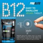 Vitamin B12 365 Tablets High Strength 1000mcg Vegan B12 Supplement | Pure Methylcobalamin | Tiredness and Fatigue Tablets | Immunity Supplements Made in UK by PROELITE - Image 7